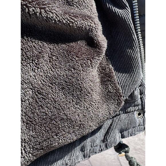 Snobbish‎ Women's Black Winter Coat Parka Fleece Warm Jacket Large *PICS GUC - Picture 11 of 14